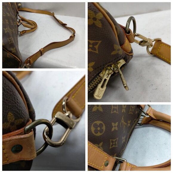 Louis Vuitton LV Boston Bag Keepall Bandouliere 60 Brown Monogram 630-052525 - Picture 7 of 13